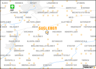 map of Gügleben