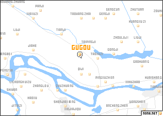 map of Gugou