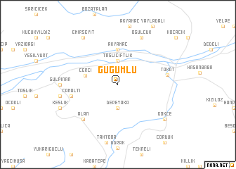 map of Güğümlü