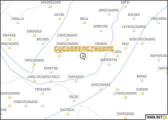 map of Guguorengzhuang