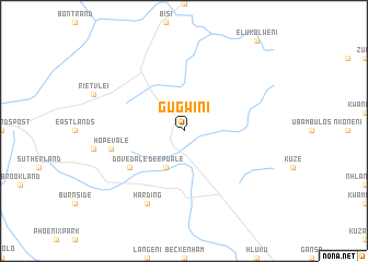 map of Gugwini