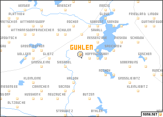 map of Guhlen