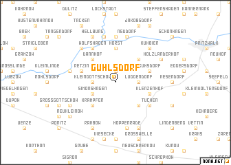 map of Guhlsdorf