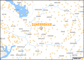 map of Guhra Makka
