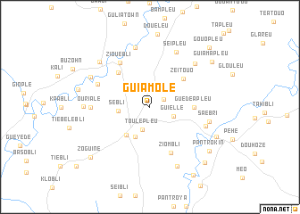 map of Guiamolé