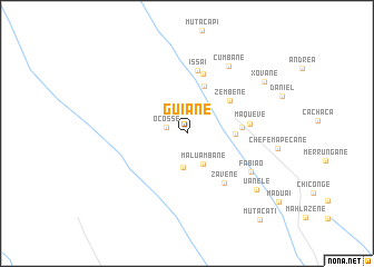 map of Guiane