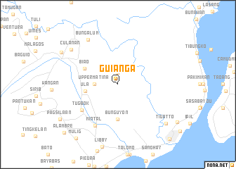 map of Guianga