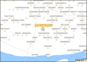 map of Guiarouna