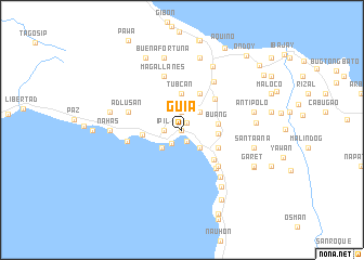 map of Guia