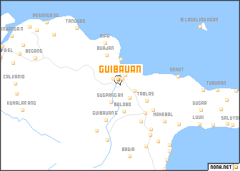 map of Guibauan