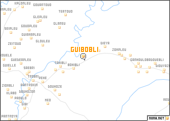 map of Guibobli