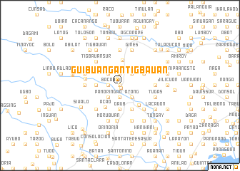 map of Guibuangan Tigbauan