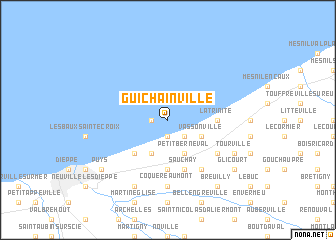 map of Guichainville