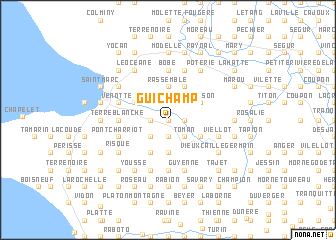 map of Guichamp