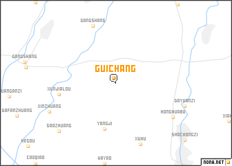 map of Guichang