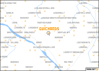 map of Guichards