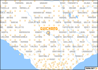 map of Guichard