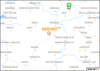 map of Guichen