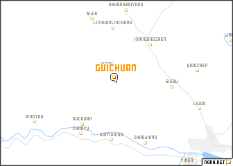 map of Guichuan