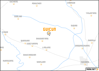 map of Guicun