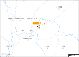 map of Guidaly