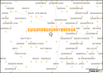 map of Guidan Abdou May Baréwa