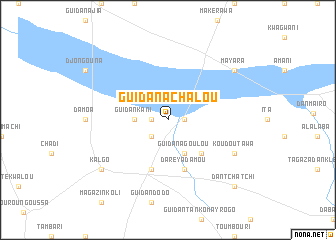 map of Guidan Achalou