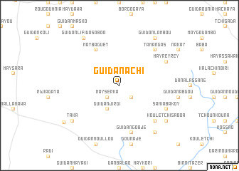 map of Guidan Achi