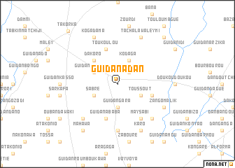 map of Guidan Adan