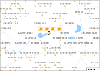 map of Guidan Aékao