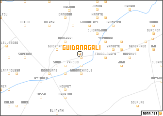 map of Guidan Agali