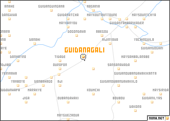 map of Guidan Agali