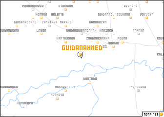 map of Guidan Ahmed