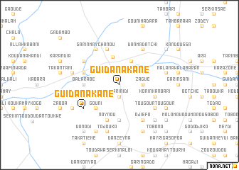 map of Guidan Akané