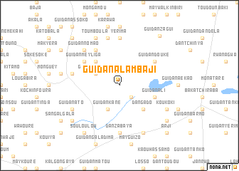 map of Guidan Alambaji