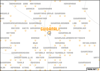 map of Guidan Ali