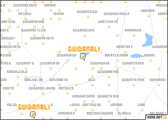 map of Guidan Ali