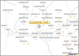 map of Guidan Alkali
