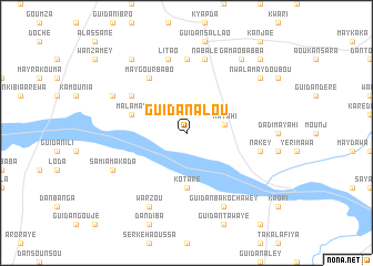 map of Guidan Alou