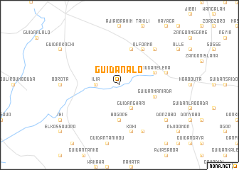 map of Guidan Alo