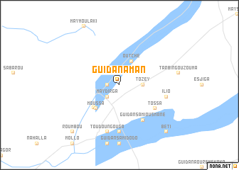map of Guidan Aman
