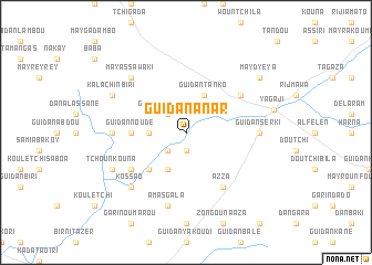 map of Guidan Anar