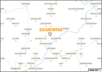 map of Guidan Ando