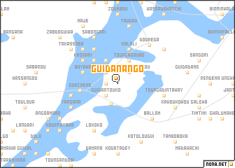 map of Guidan Ango