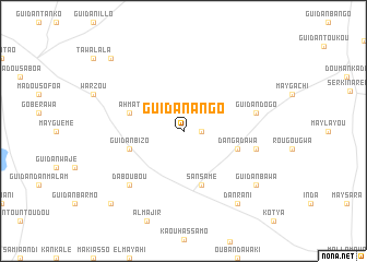 map of Guidan Ango