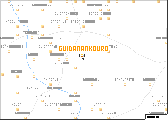 map of Guidan Ankouro