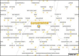 map of Guidan Anna