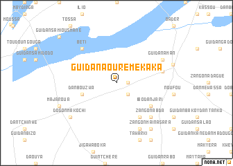 map of Guidan Aouré Mékaka