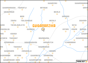 map of Guidan Arzika