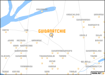 map of Guidan Atchié